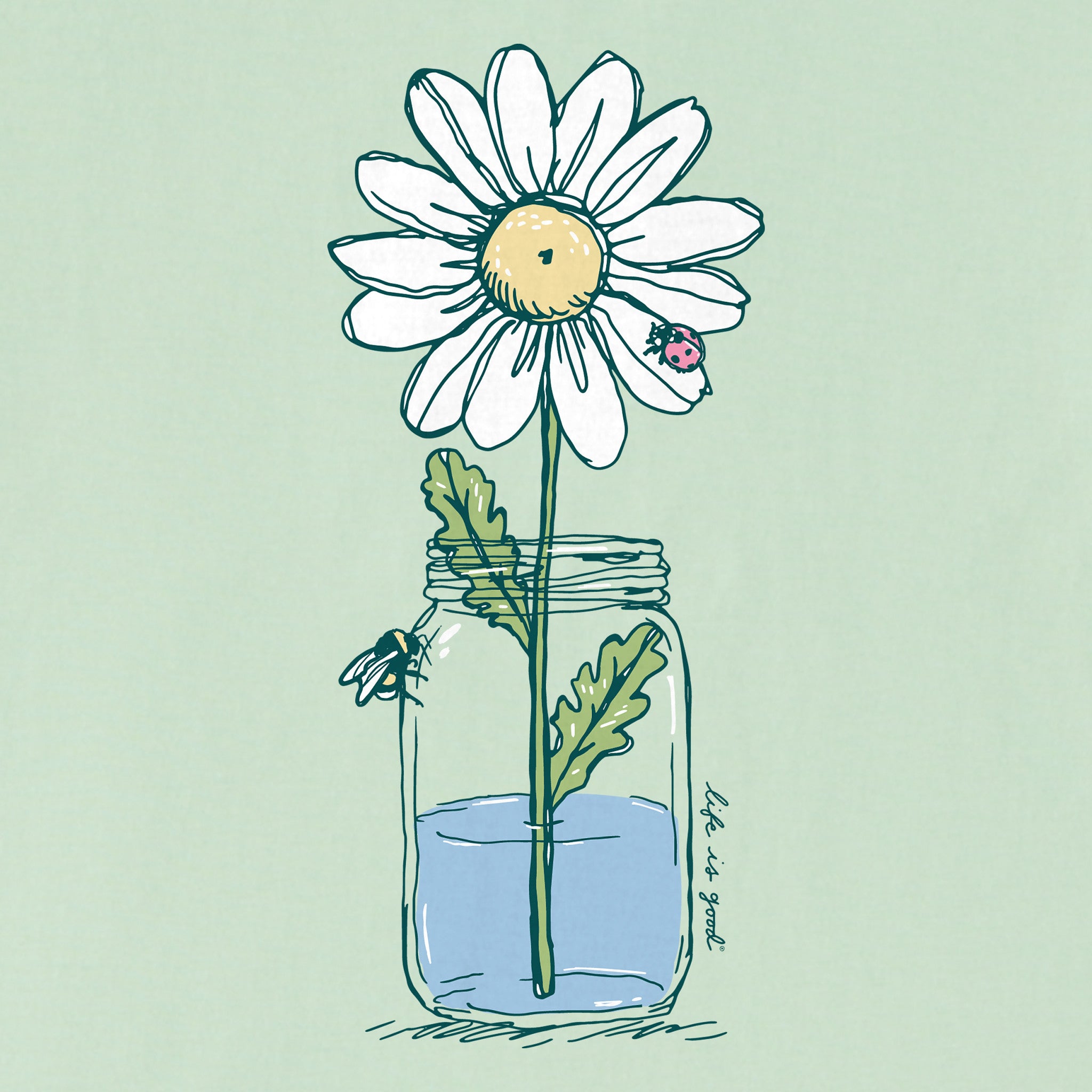 Women's Daisy Jar Short Sleeve Tee