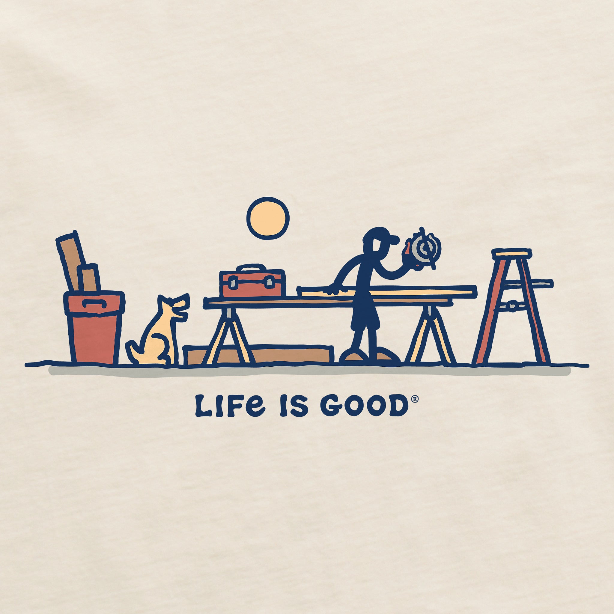 Men's Rocket & Jake Woodwork Vista Short Sleeve Tee