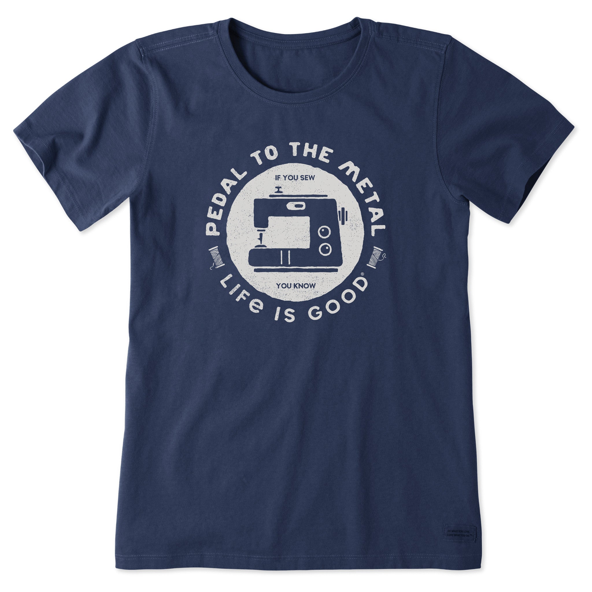 Women's Pedal to the Metal Sewing Short Sleeve Tee