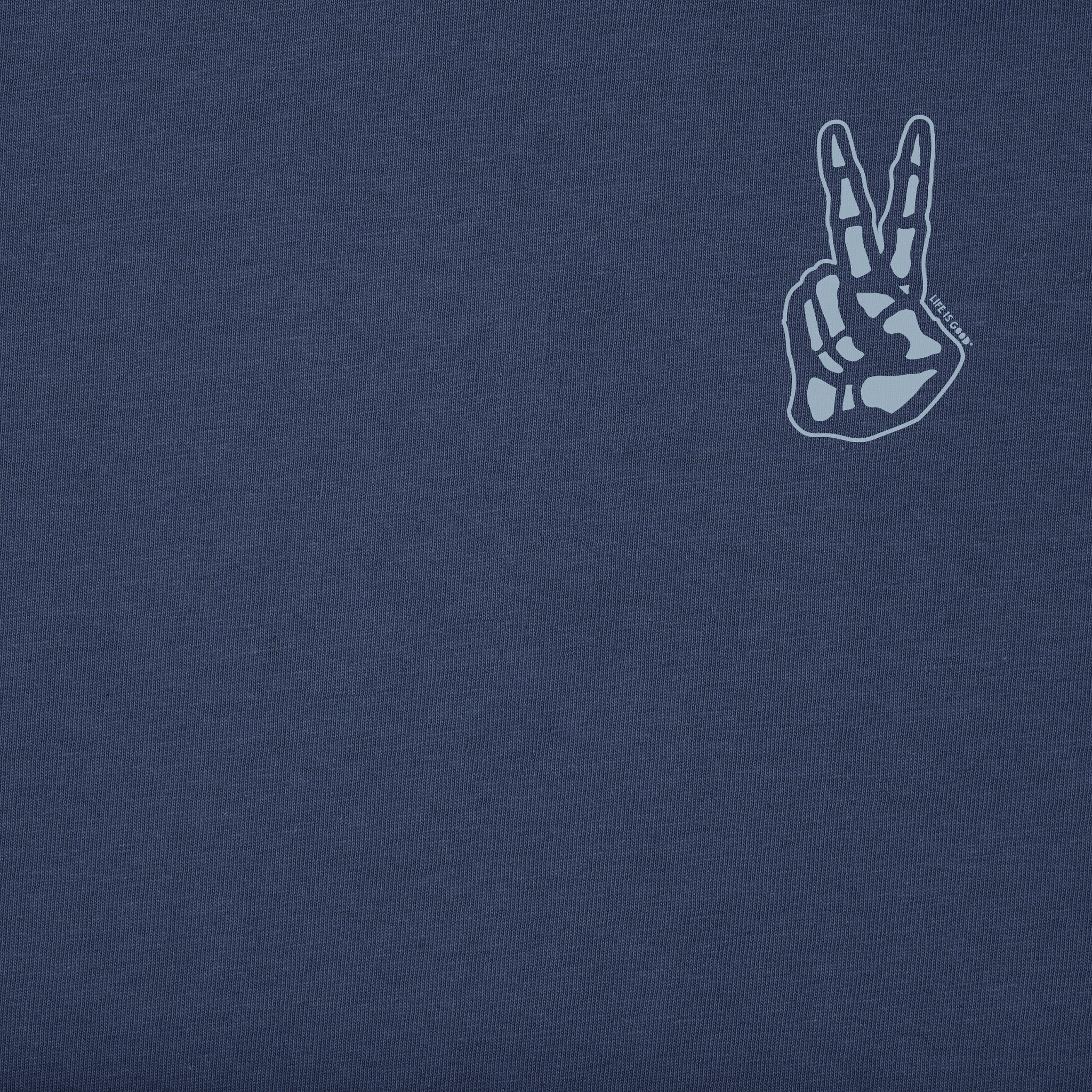 Women's Life Was Good Peace Out Long Sleeve Crusher Boxy Tee