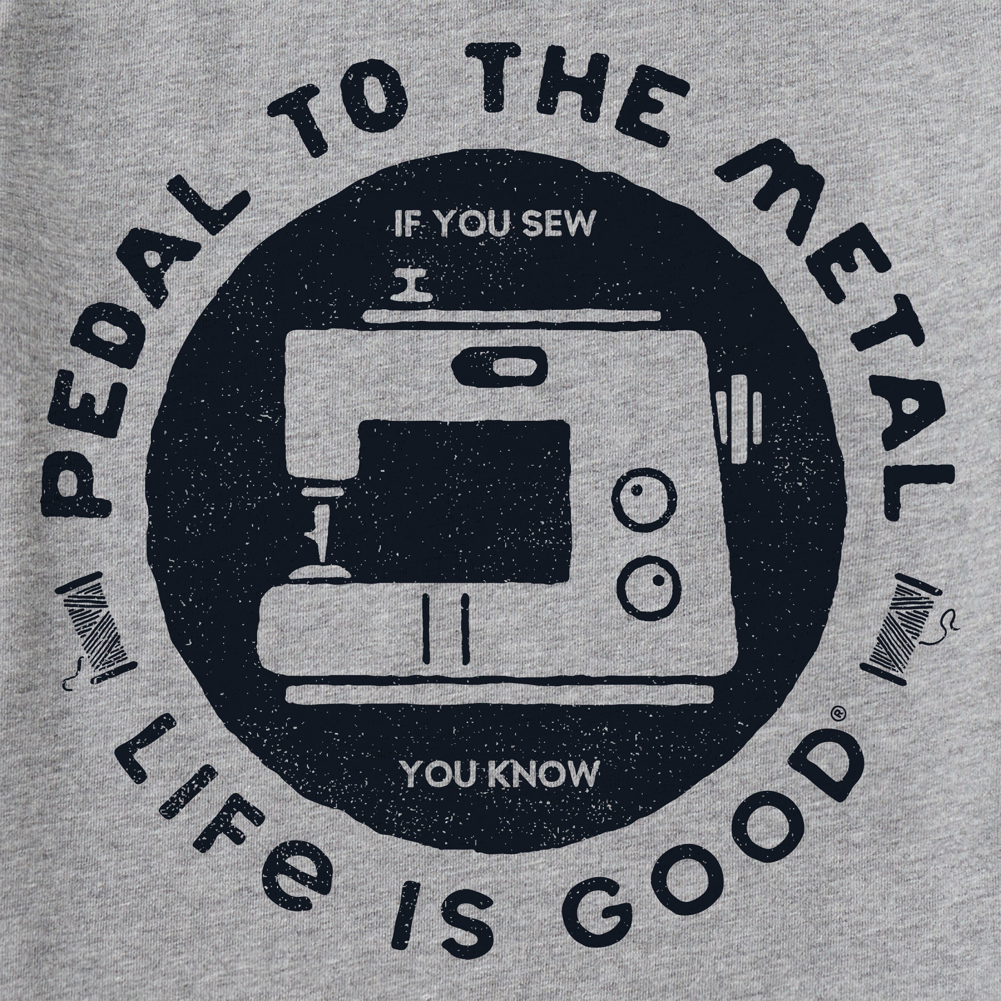 Women's Pedal to the Metal Sewing Short Sleeve Tee