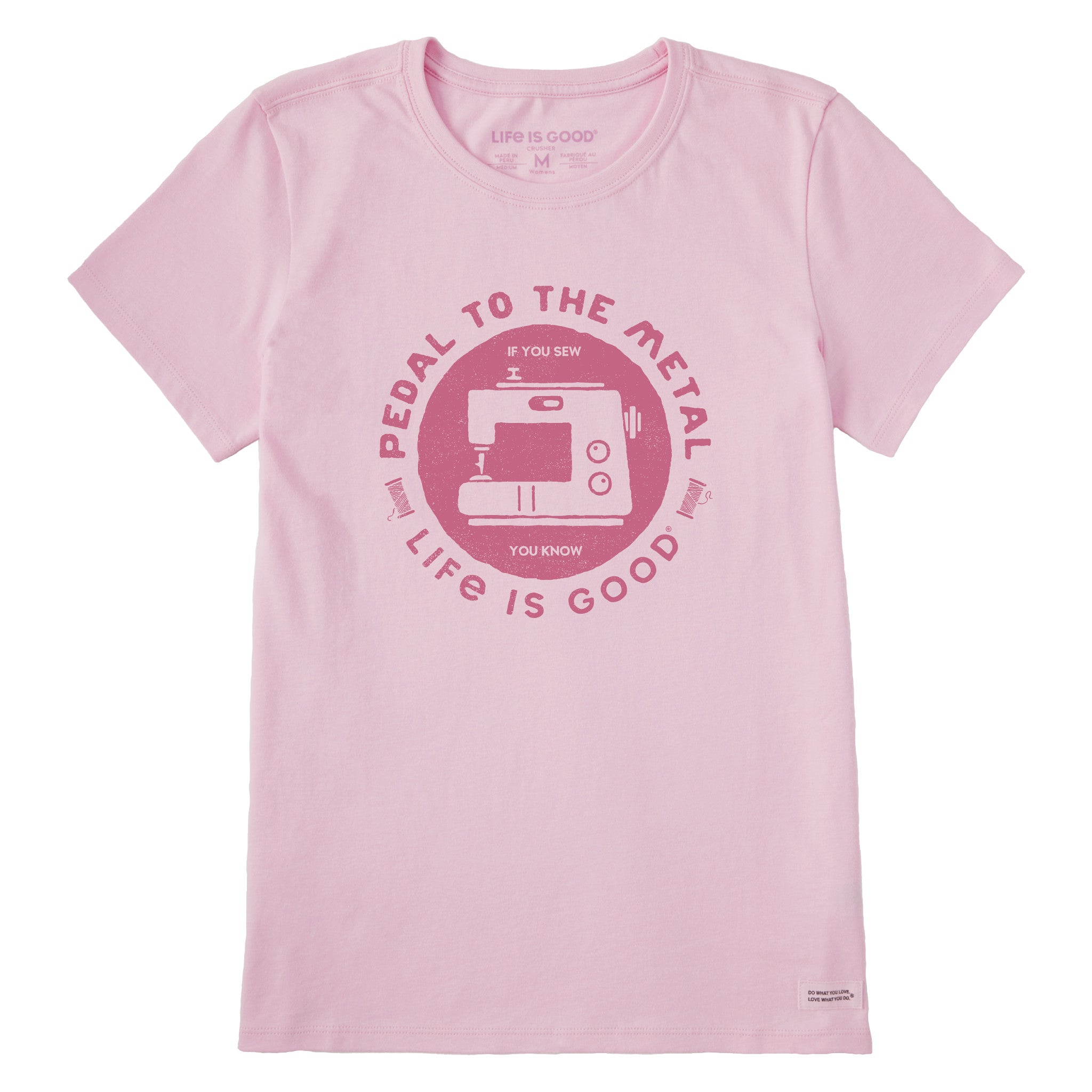 Women's Pedal to the Metal Sewing Short Sleeve Tee