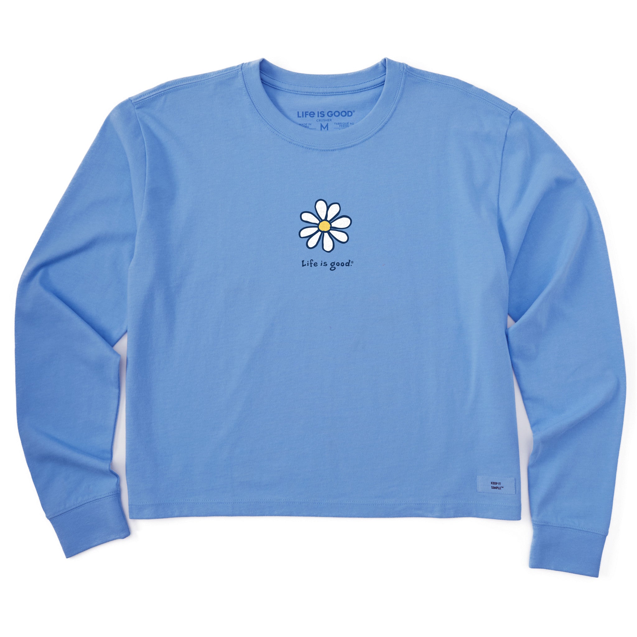 Women's LIG Daisy Long Sleeve Crusher Boxy Tee