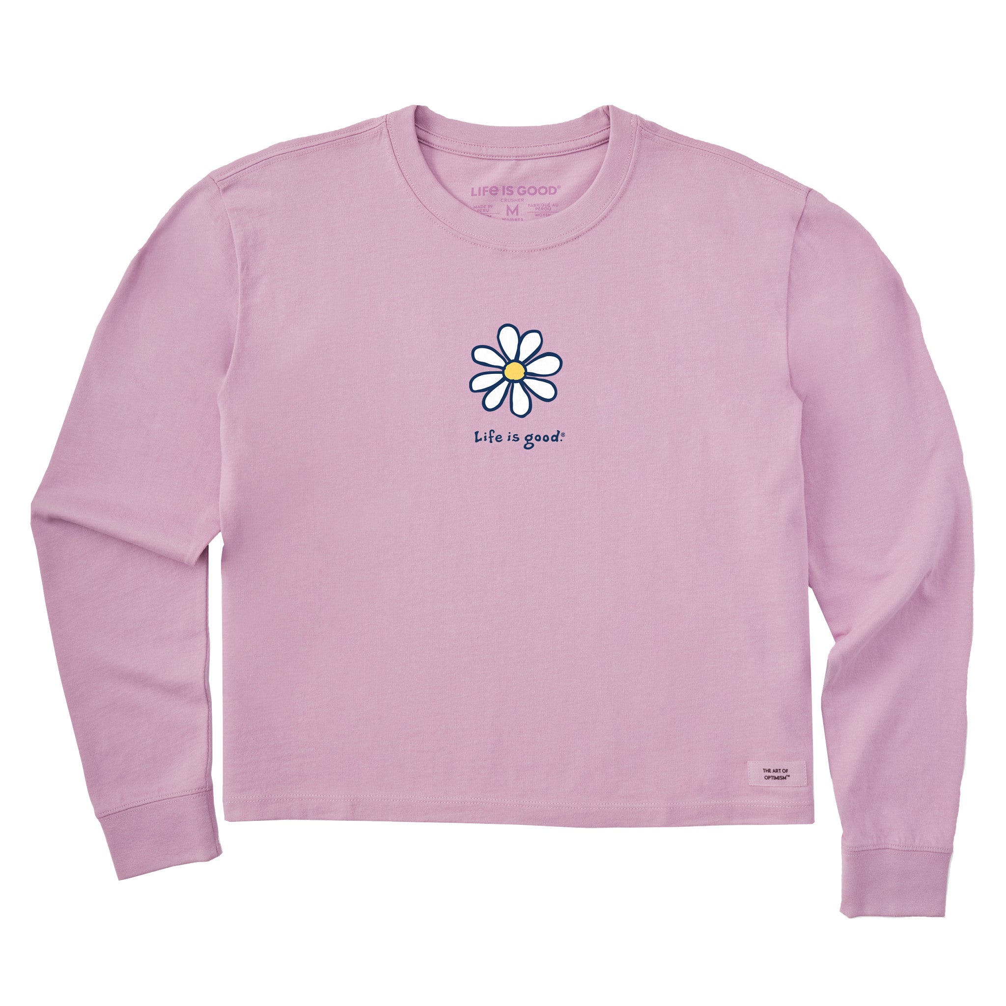 Women's LIG Daisy Long Sleeve Crusher Boxy Tee