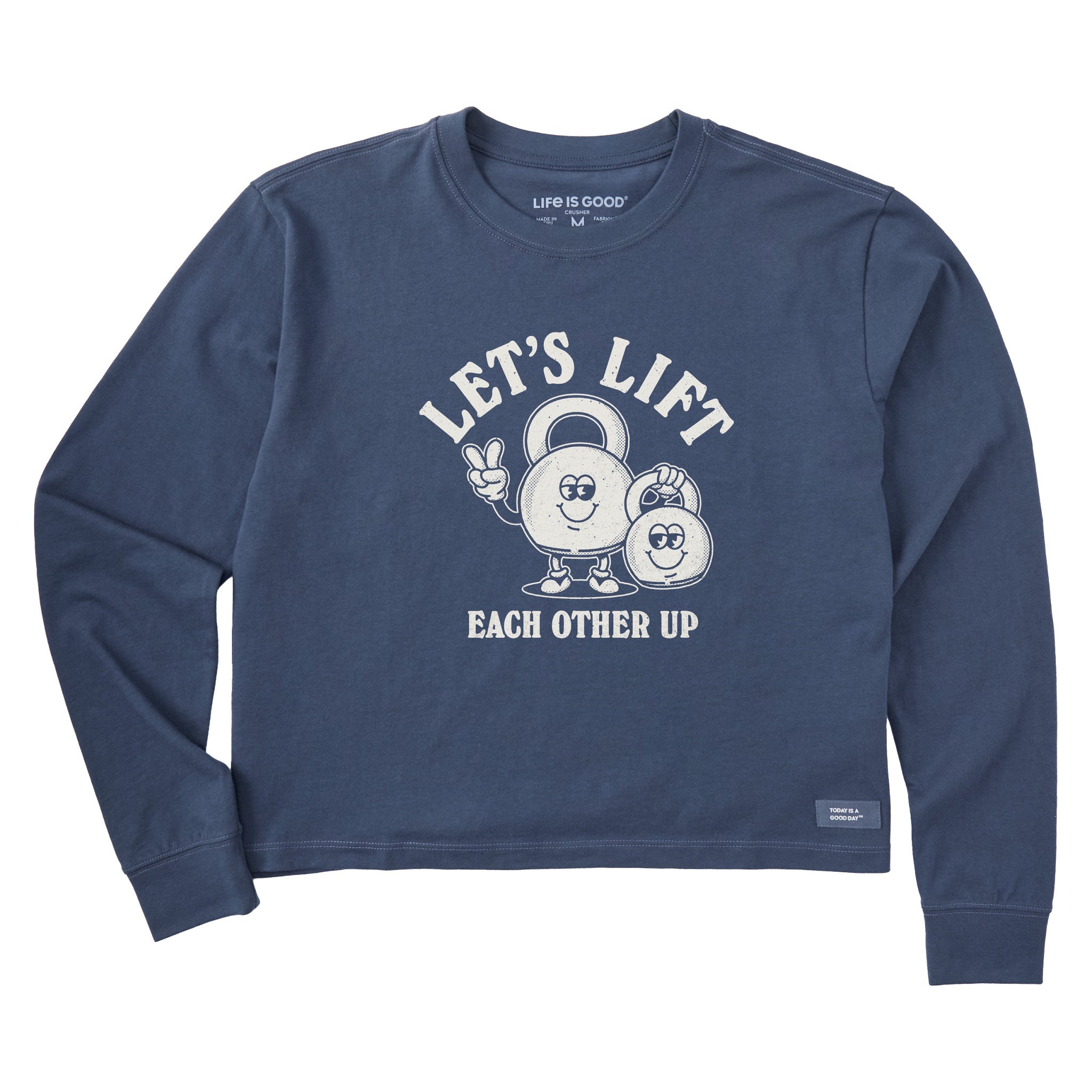 Women's Lift Each other Up Long Sleeve Crusher Boxy Tee