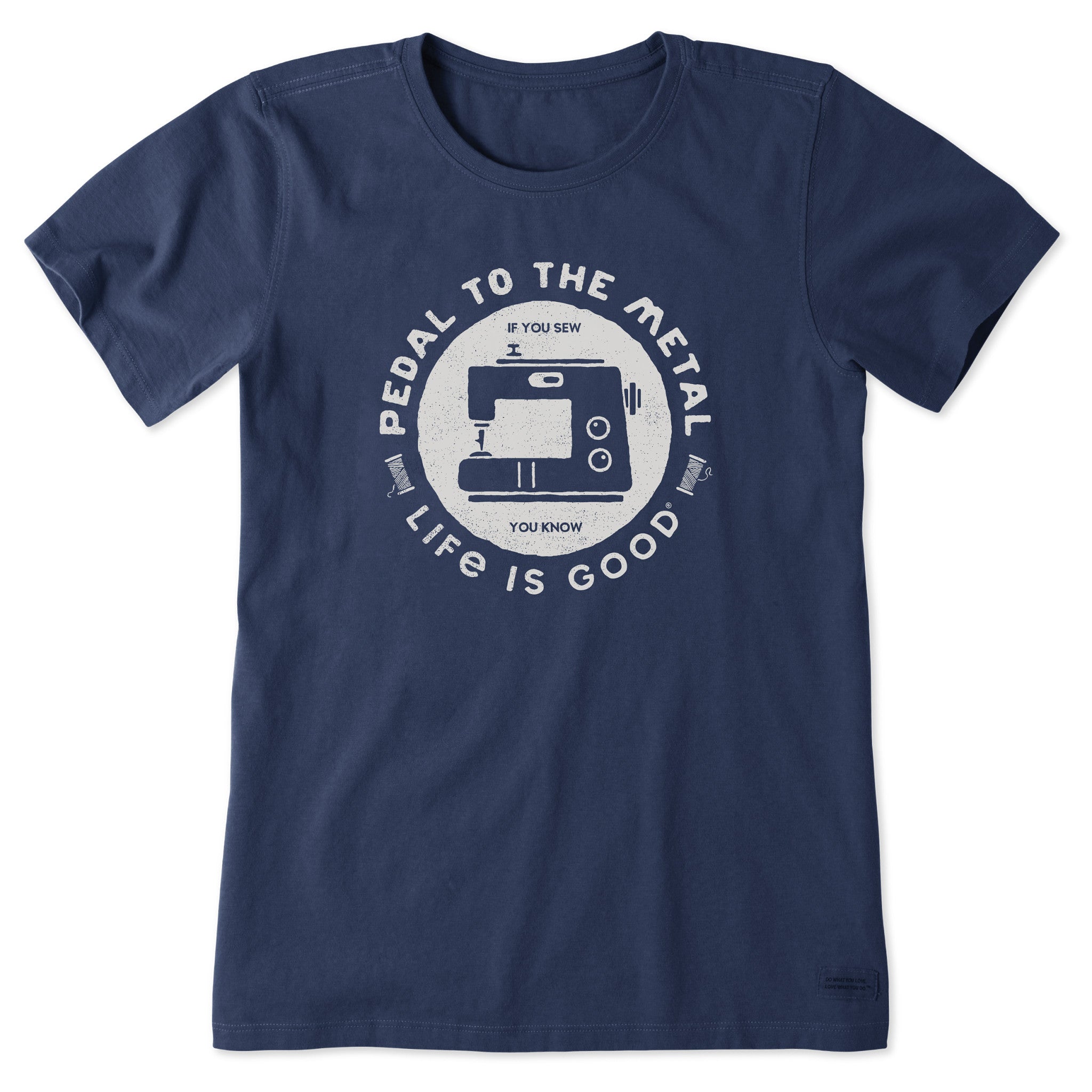 Women's Pedal to the Metal Sewing Short Sleeve Tee