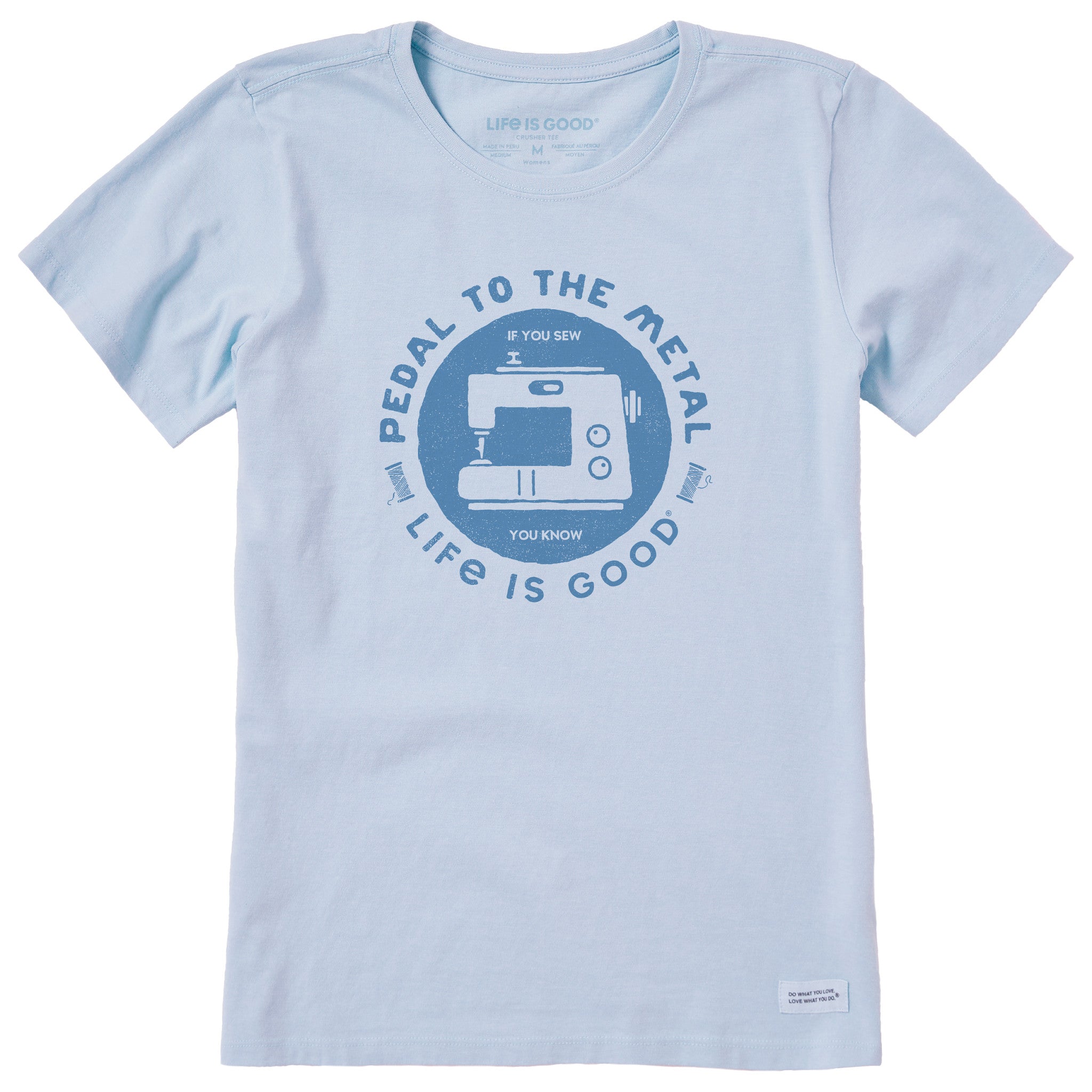 Women's Pedal to the Metal Sewing Short Sleeve Tee