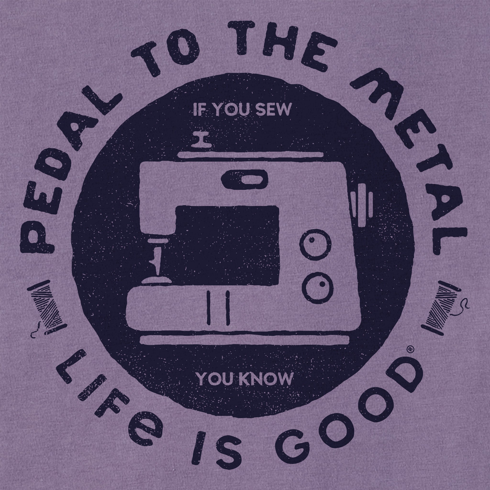 Women's Pedal to the Metal Sewing Short Sleeve Tee