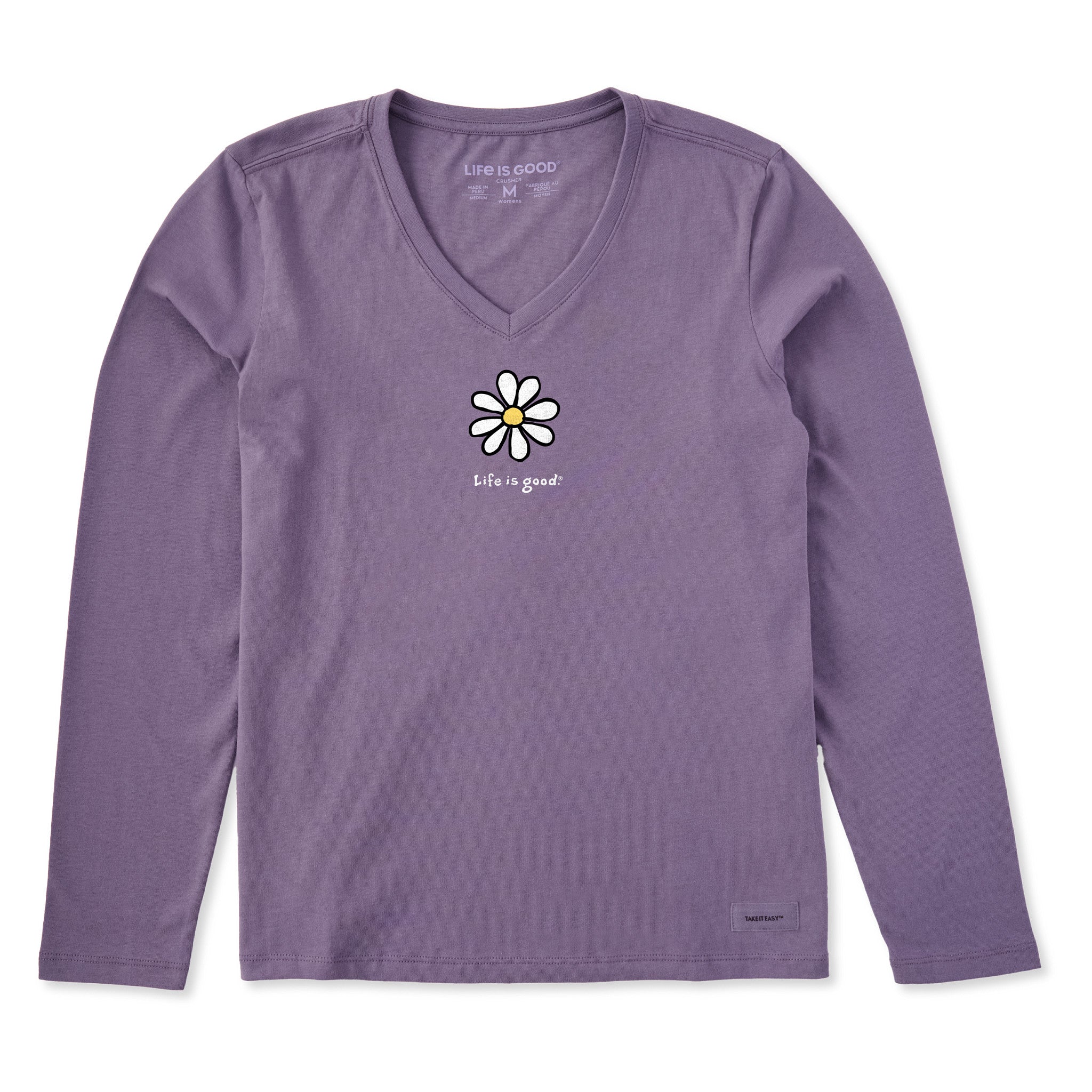 Women's LIG Daisy Long Sleeve Crusher Vee